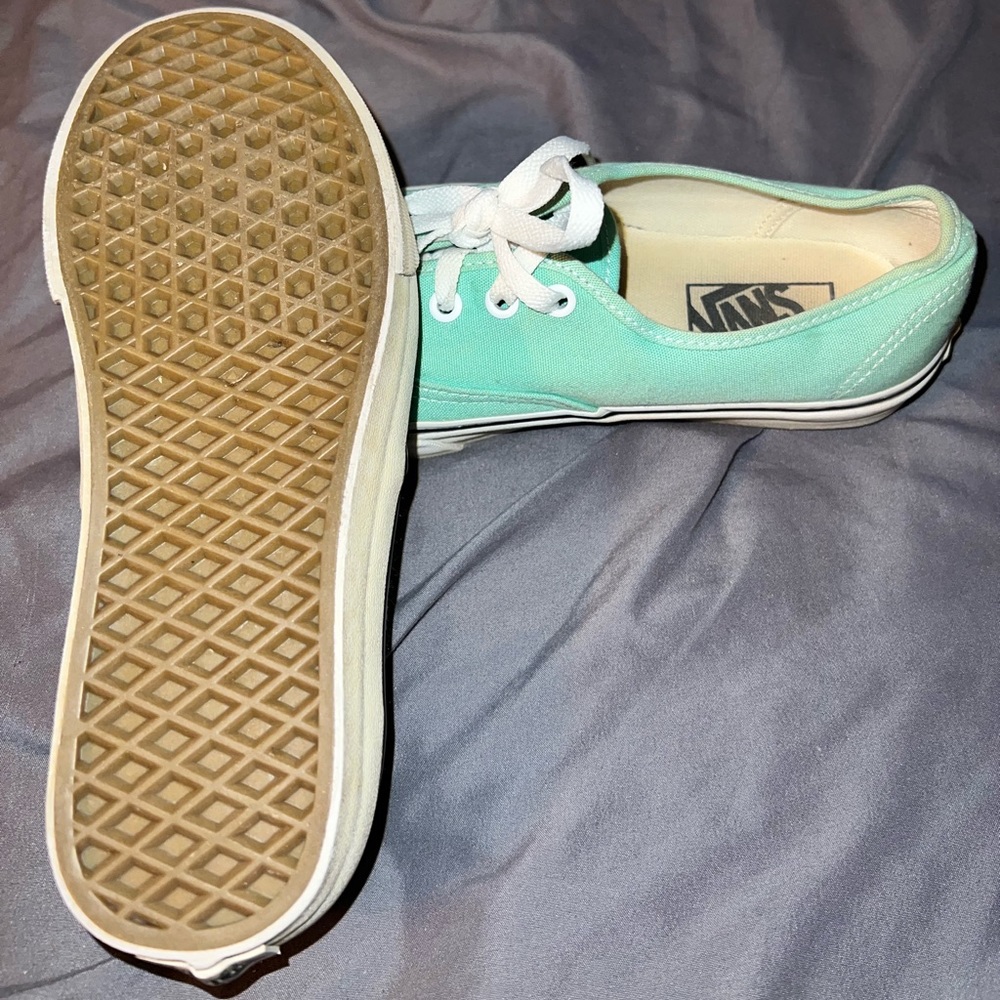 Tiffany Blue Vans Womens 7.5